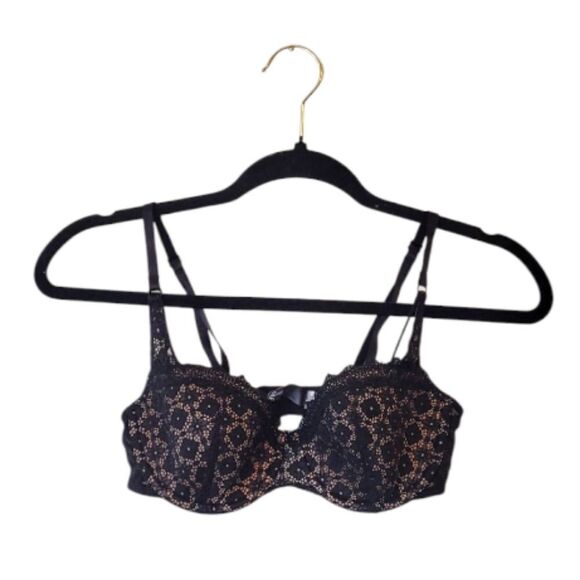 Adore Me Women's Black Lace Bra Size 32D - Picture 1 of 5